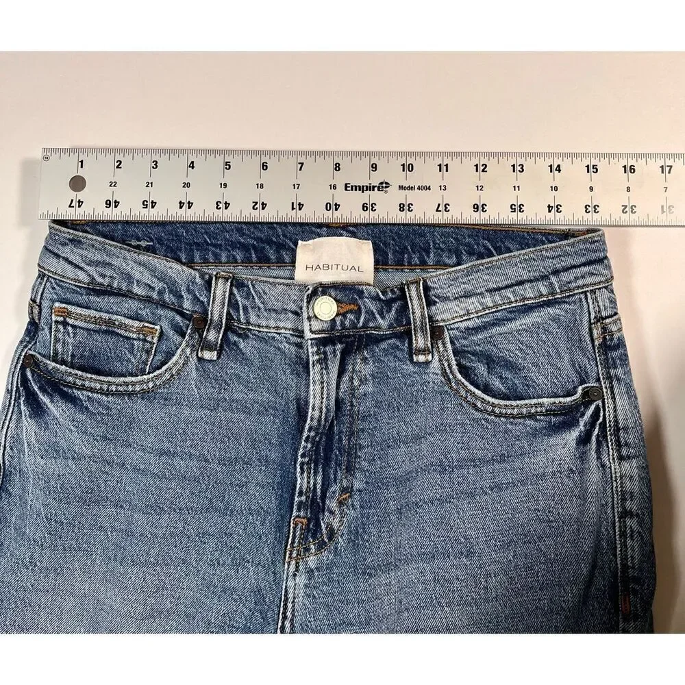 Habitual Logan High Rise Bootcut Jeans Sky Wash Style HBMO1494B Women Size 8 /29 - Picture 7 of 11